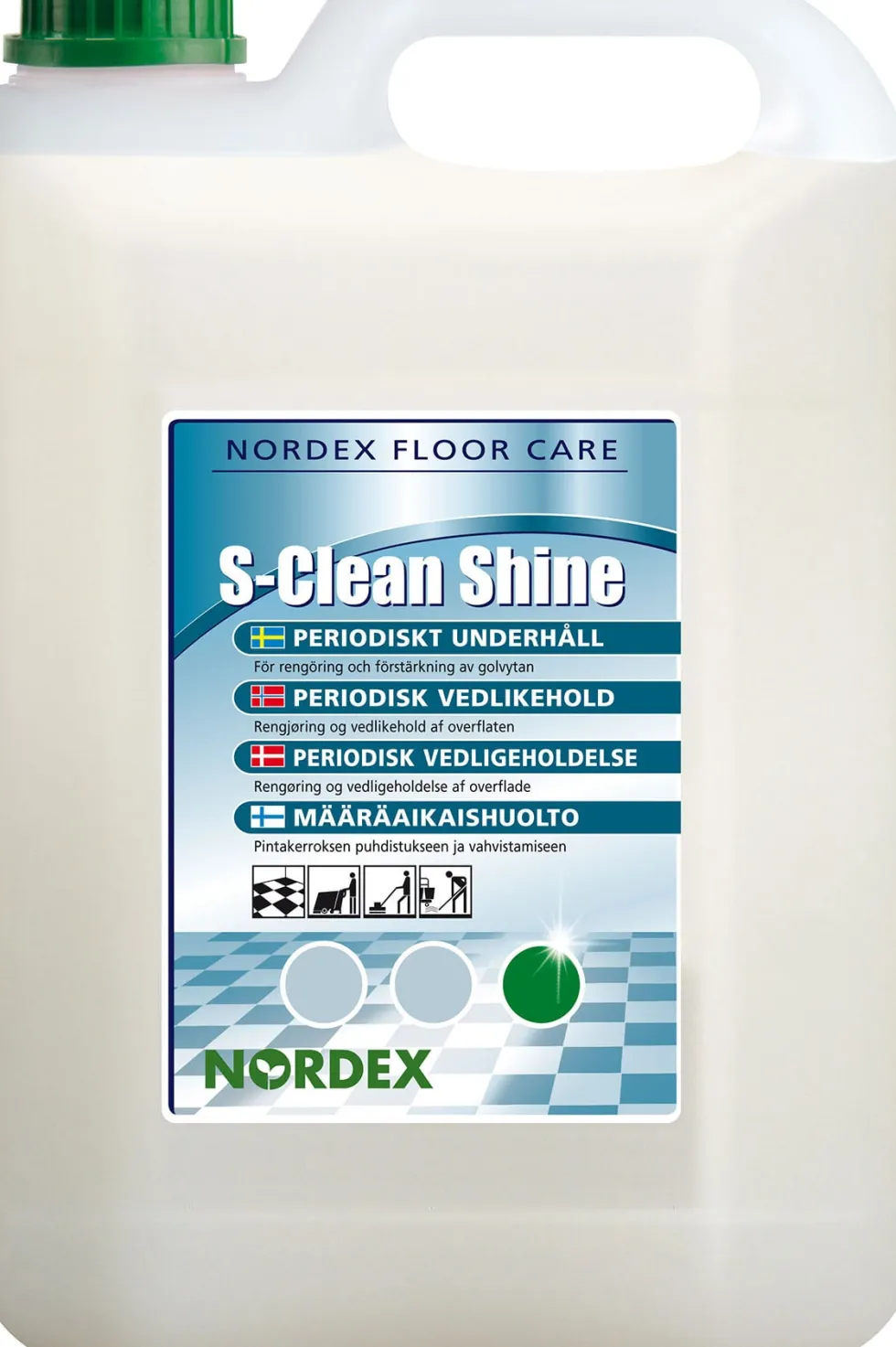 Golvunderhåll Nilfisk S-Clean, oparfymerad, 5L