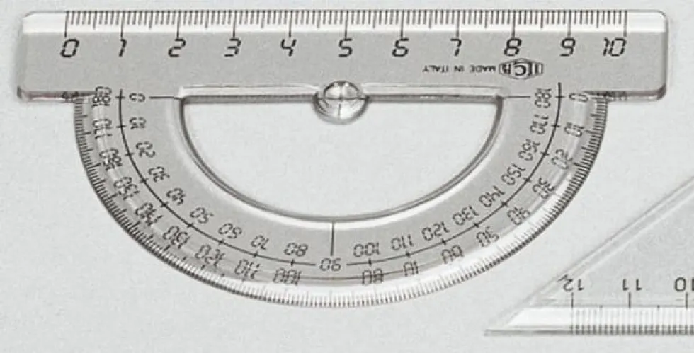 Gradskiva Halvcirkel, 10cm
