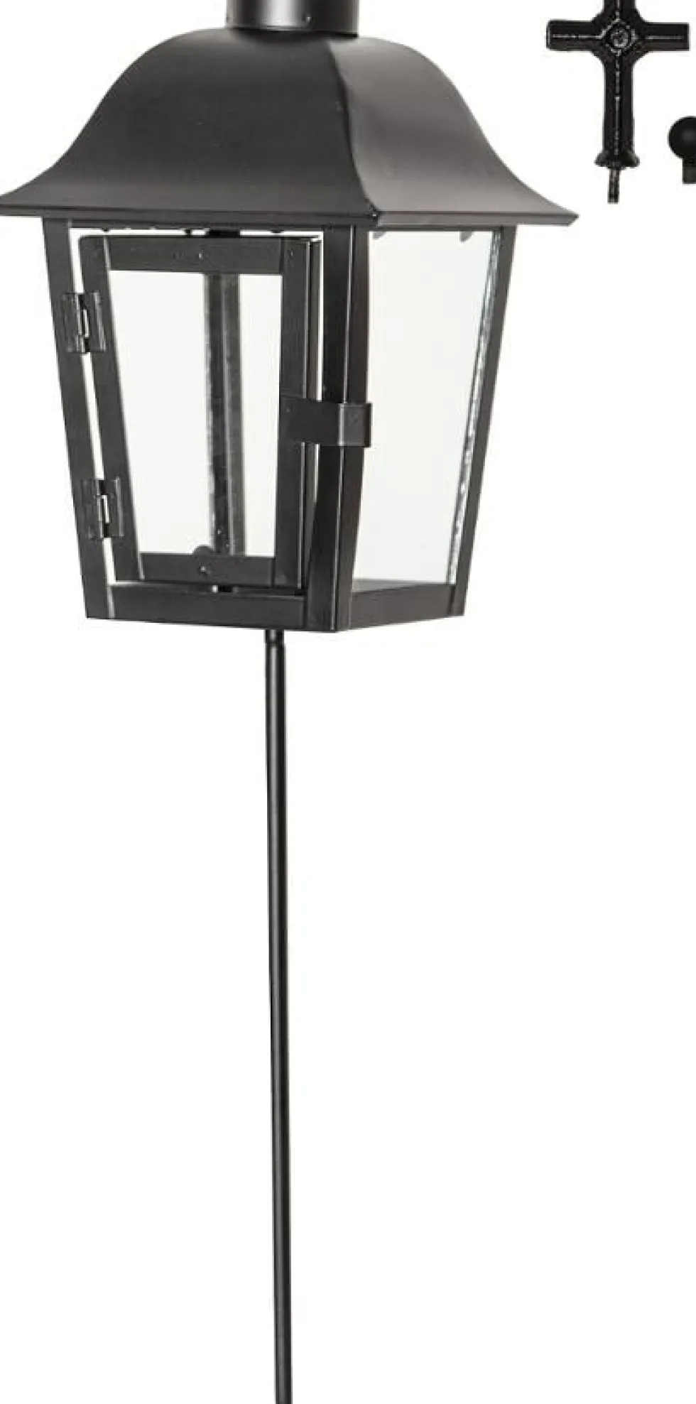 Gravlykta Serene 46cm svart