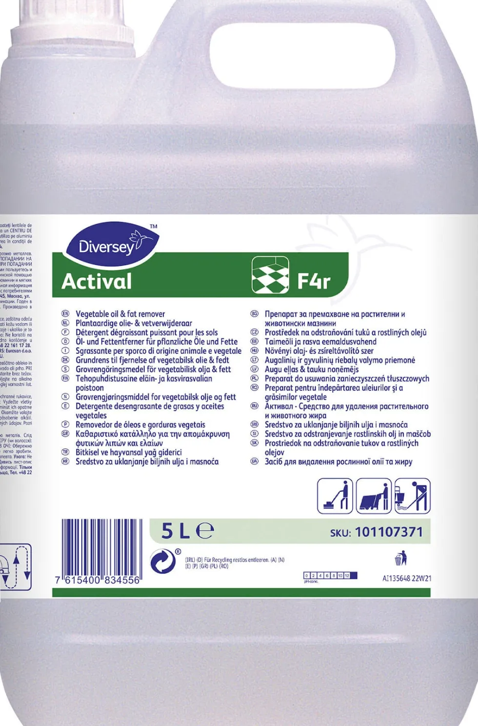 Grovrent DIVERSEY Actival F4r 5L