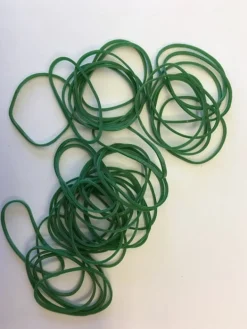 Gummiband Grön nr 14 50x1,5mm (500g)