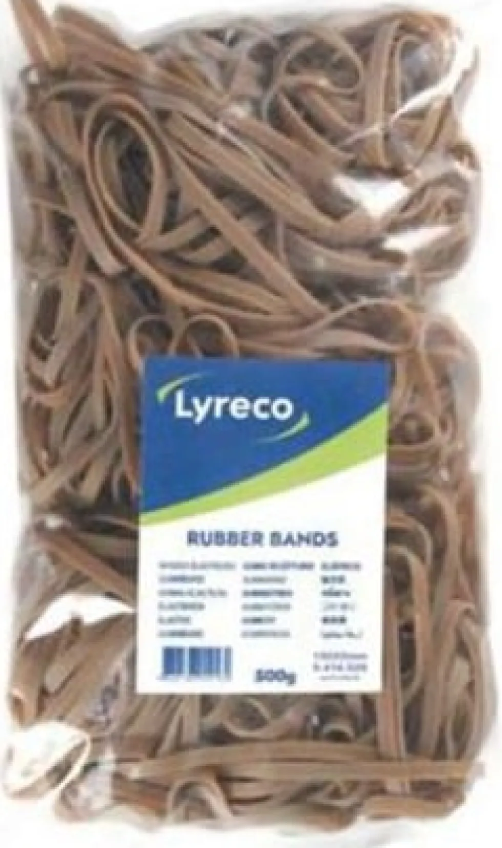 Gummiband LYRECO 150x5mm 500g 250/fp
