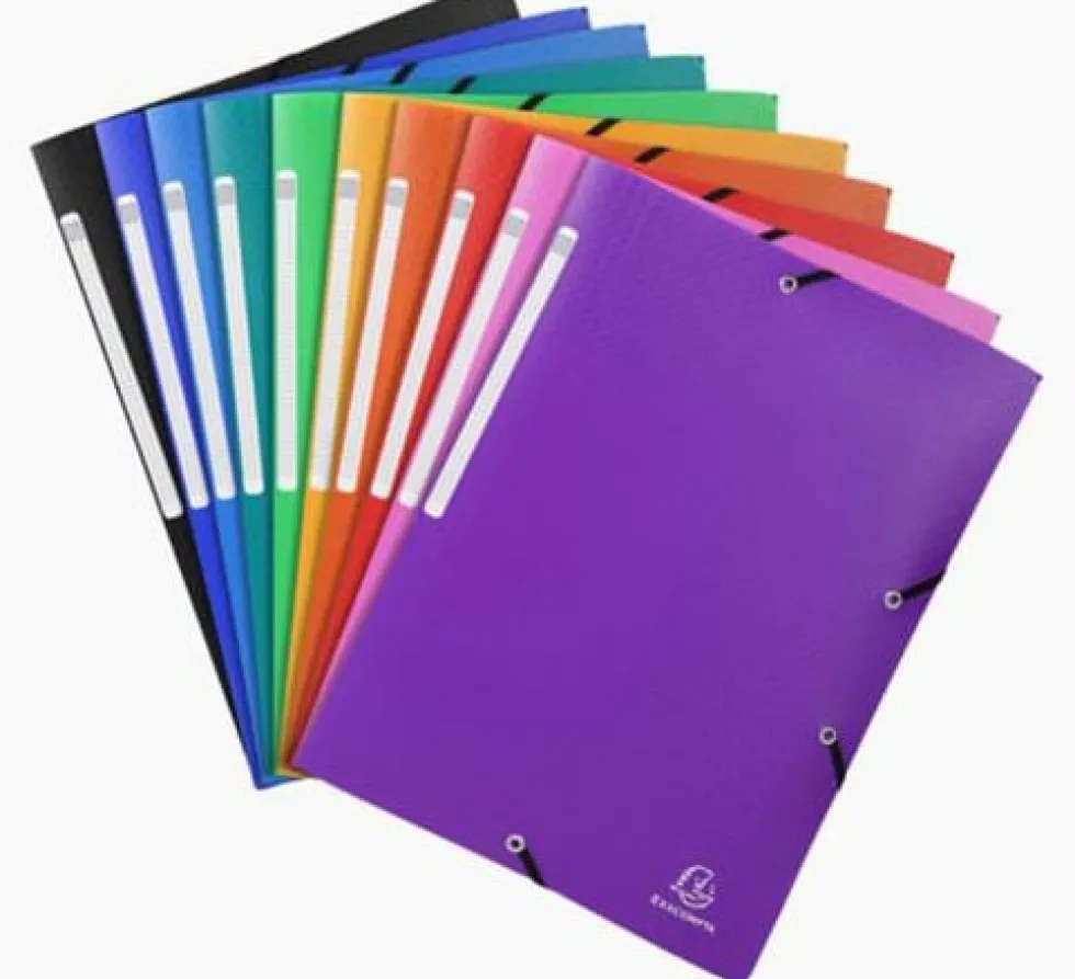 Gummibandsmapp EXACOMPTA PP sort.f 10/fp