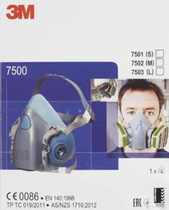 Halvmask 3M 7502 M
