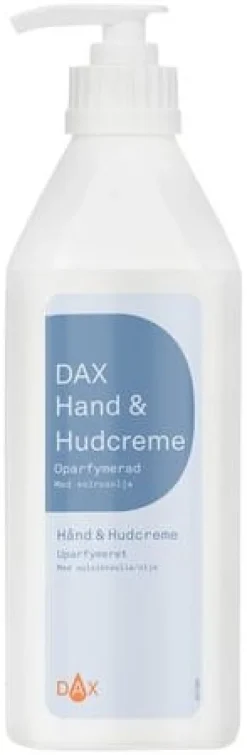 Hand/Hudcreme Dax, oparfymerad, 600ml