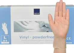 Handske ABENA Vinyl Puderfri L, latexfri, 100/FP
