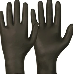 Handske Nitril, svart L 100/fp