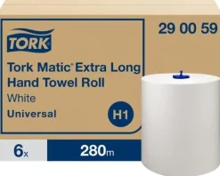 Handtorkrulle TORK Matic Universal H1, extra lång, 21cm, 1-lag, 280m