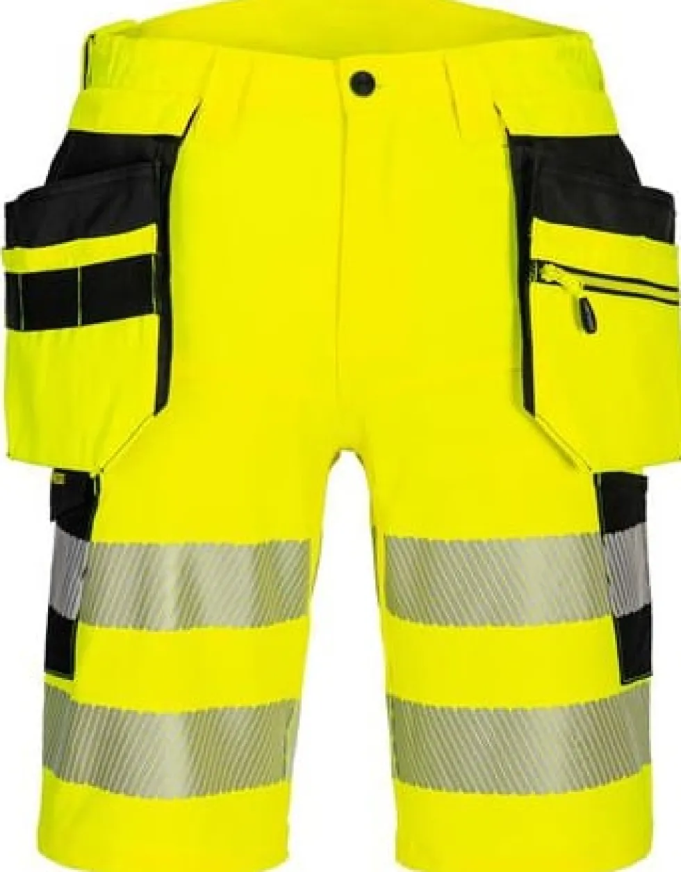 Hantverksshorts DX446 gul varsel kl2 c46