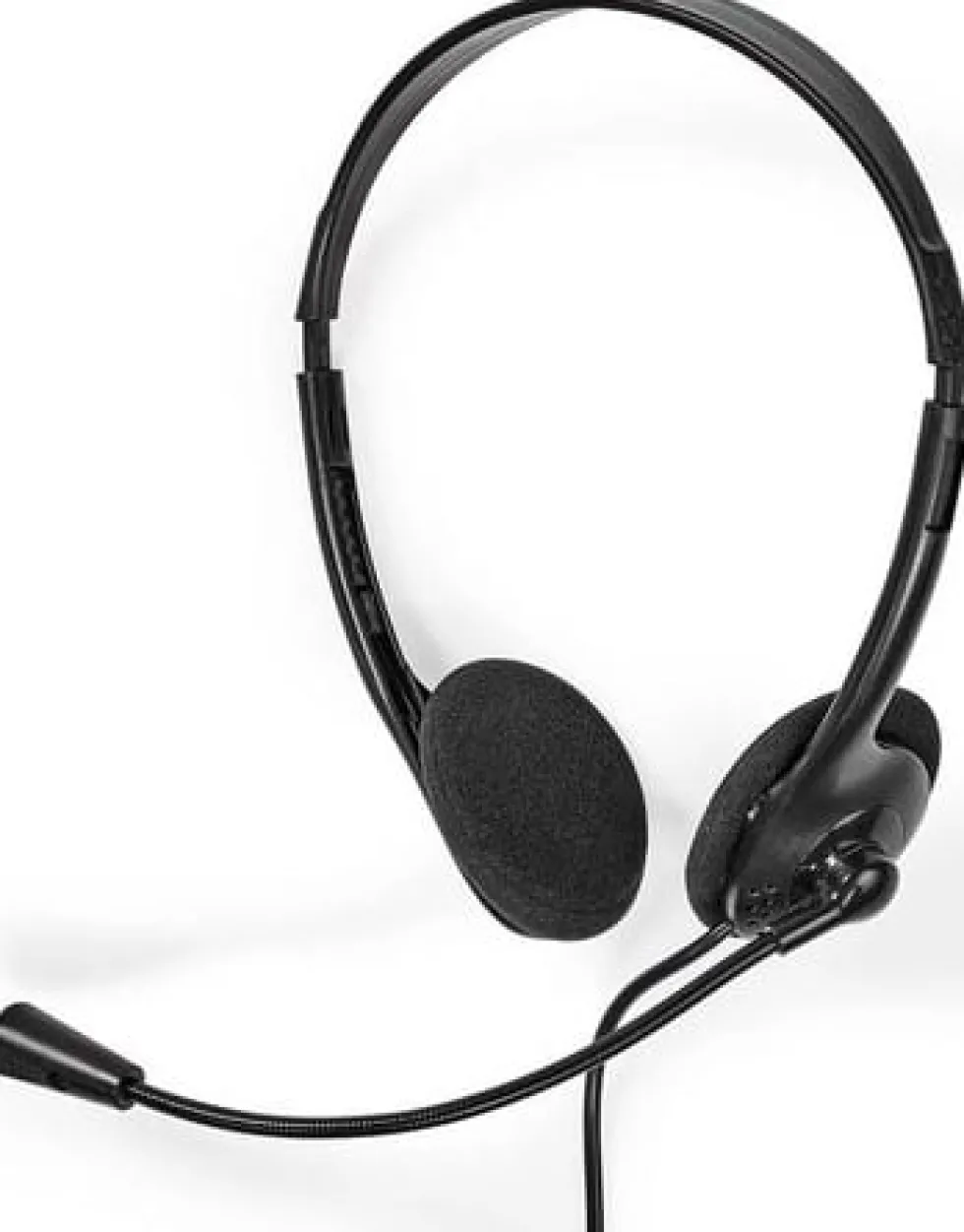 Headset NEDIS CHSTU110BK On-Ear USB-A/C