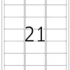 Herma etikett avtagbar 63,5x38,1 (525)