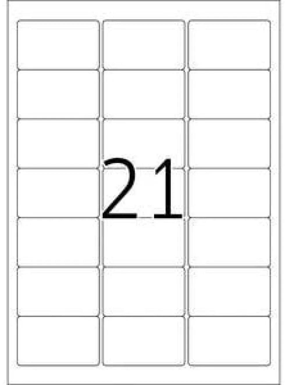 Herma etikett avtagbar 63,5x38,1 (525)