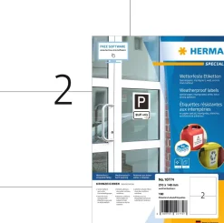 Herma etikett extra vädertålig 210x148 (160)
