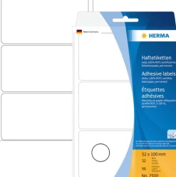 Herma etikett manuelll KP 52x100 vit (96)