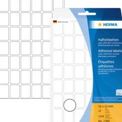 Herma etikett manuelll KP 16x22 vit (1344)