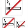 Herma etikett ''No smoking'' rökförbud (3)