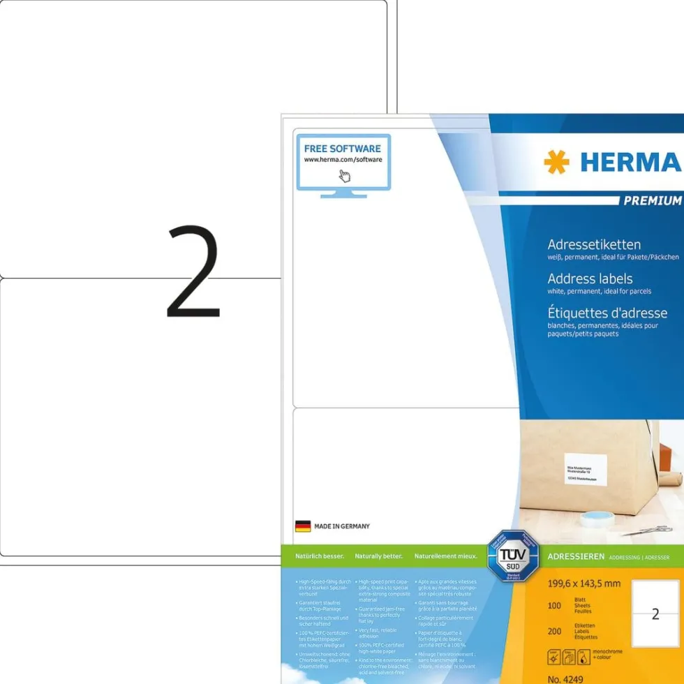 Herma etikett Premium 199,6x143,5 (200)