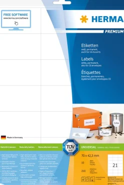 Herma etikett Premium 70x42,3 (210)