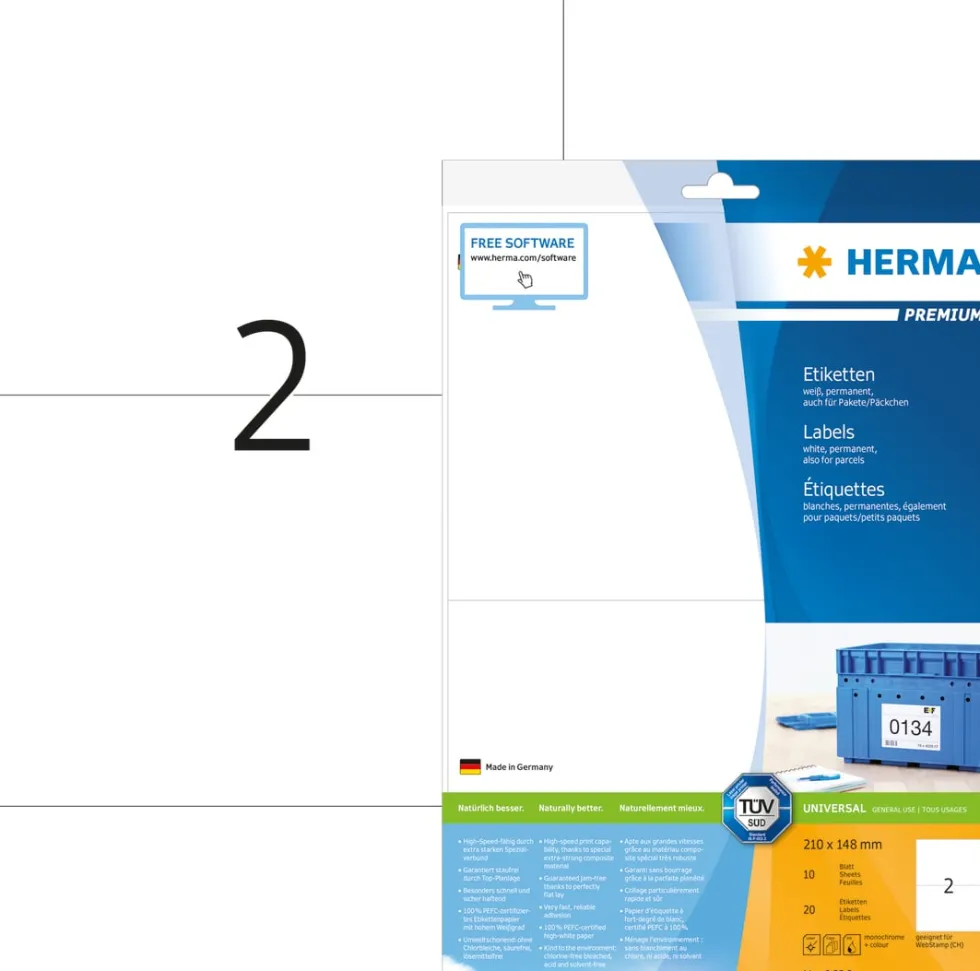 Herma etikett Premium 210x148 (20)