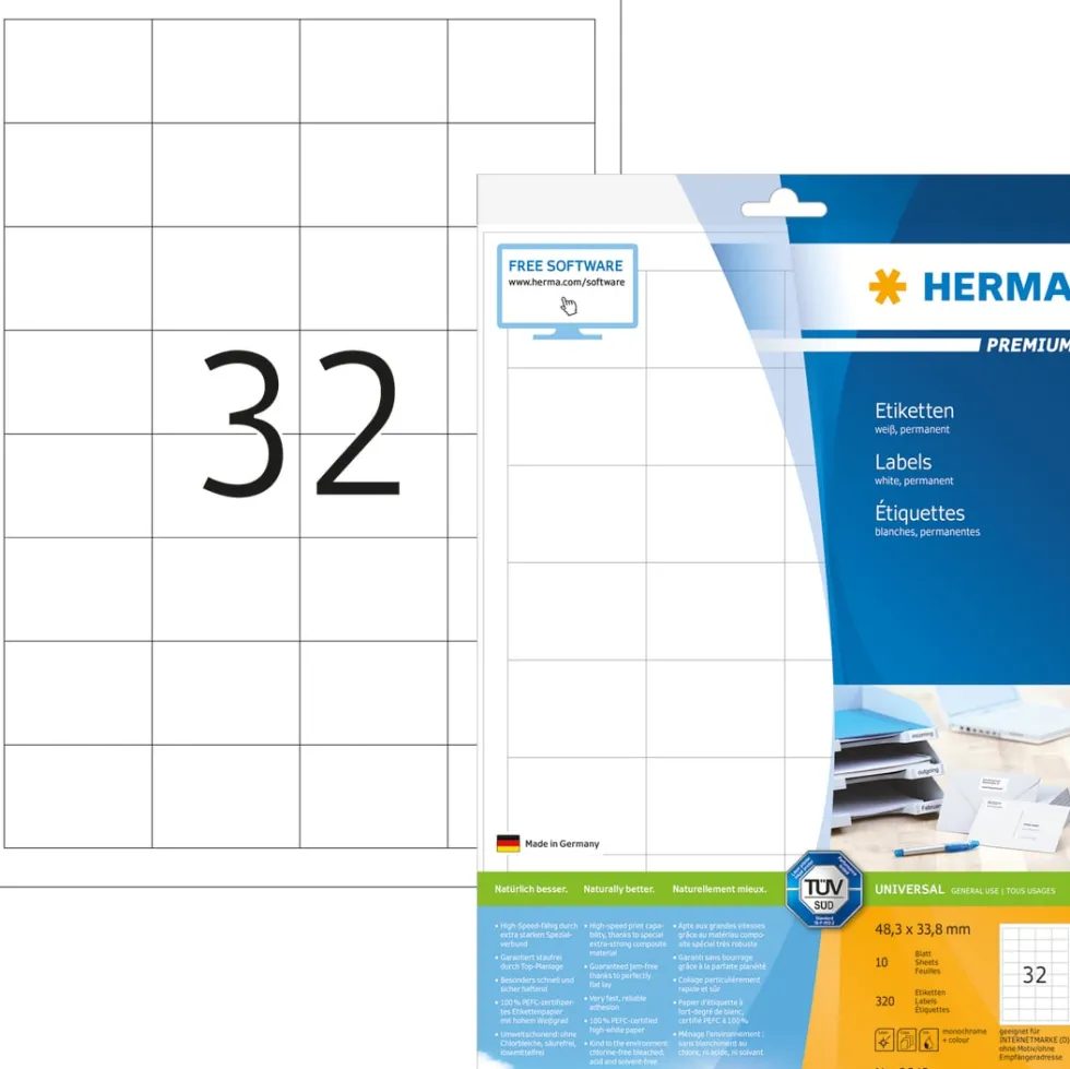 Herma etikett Premium 48,3x33,8 (320)