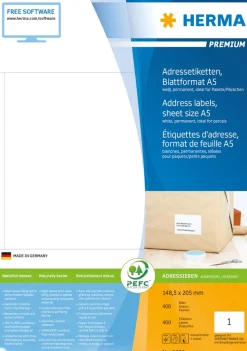 Herma etikett Premium 148x205 (400)