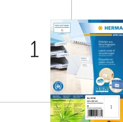 Herma etikett recycled 210x297 vit (80)