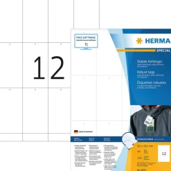 Herma etikett slitstark textil 52,5x93,5 (1200)