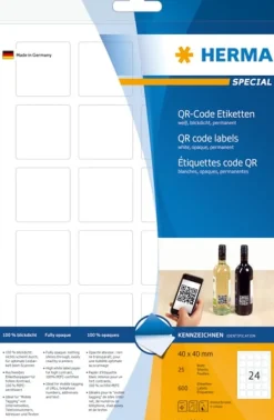 Herma etikett Special QR-kod 40x40 (600)