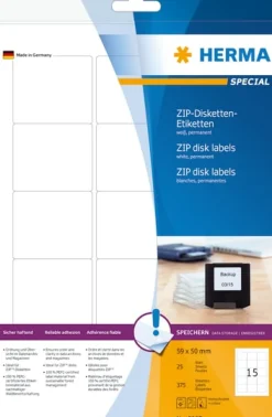 Herma etikett Special ZIP-disk 59x50 (375)