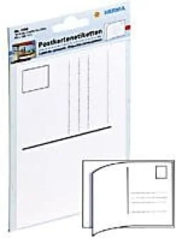 Herma etikett vykortsbaksida 95x145mm vit (10)