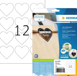 Herma label Premium hearts 60mm A4 (120)