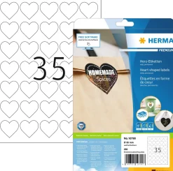 Herma label Premium hearts 35mm A4 (350)
