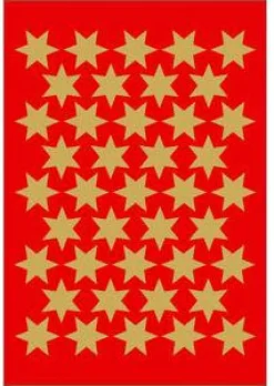 Herma stickers Decor stjärna ø14 guld (3)