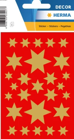Herma stickers Decor stjärna guld (3)