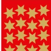 Herma stickers Decor stjärna ø21 guld (3)
