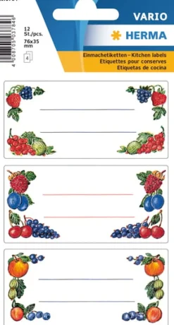 Herma stickers Home kök frukter (4)