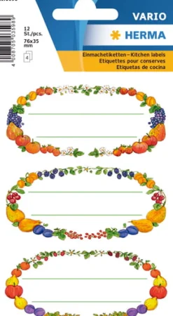 Herma stickers Home ram frukt (4)