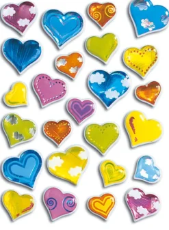 Herma stickers Magic färggladahjärtan (1)