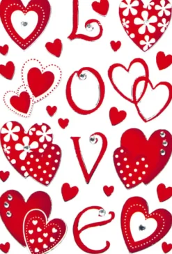 Herma stickers Magic hjärtan love (1)