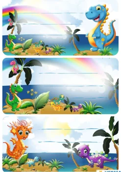 Herma stickers Vario skolbok dino (3)