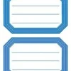 Herma stickers Vario skolbok blå ram (6)