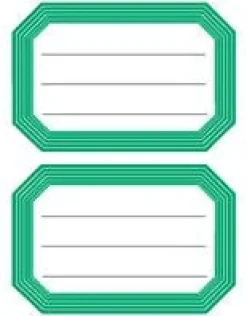Herma stickers Vario skolbok grön ram (6)