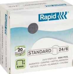 Häftklammer RAPID 24/6 galv 5000/fp