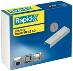 Häftklammer Rapid Omnipress, 60ark, 1000/fp