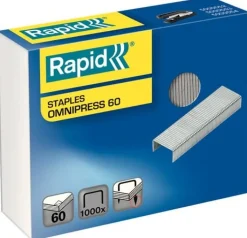 Häftklammer Rapid Omnipress, 60ark, 1000/fp