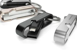 High Six - The 6-In-1 Charging Cable, Silver/White