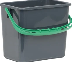 Hink Grå, grönt handtag 6l