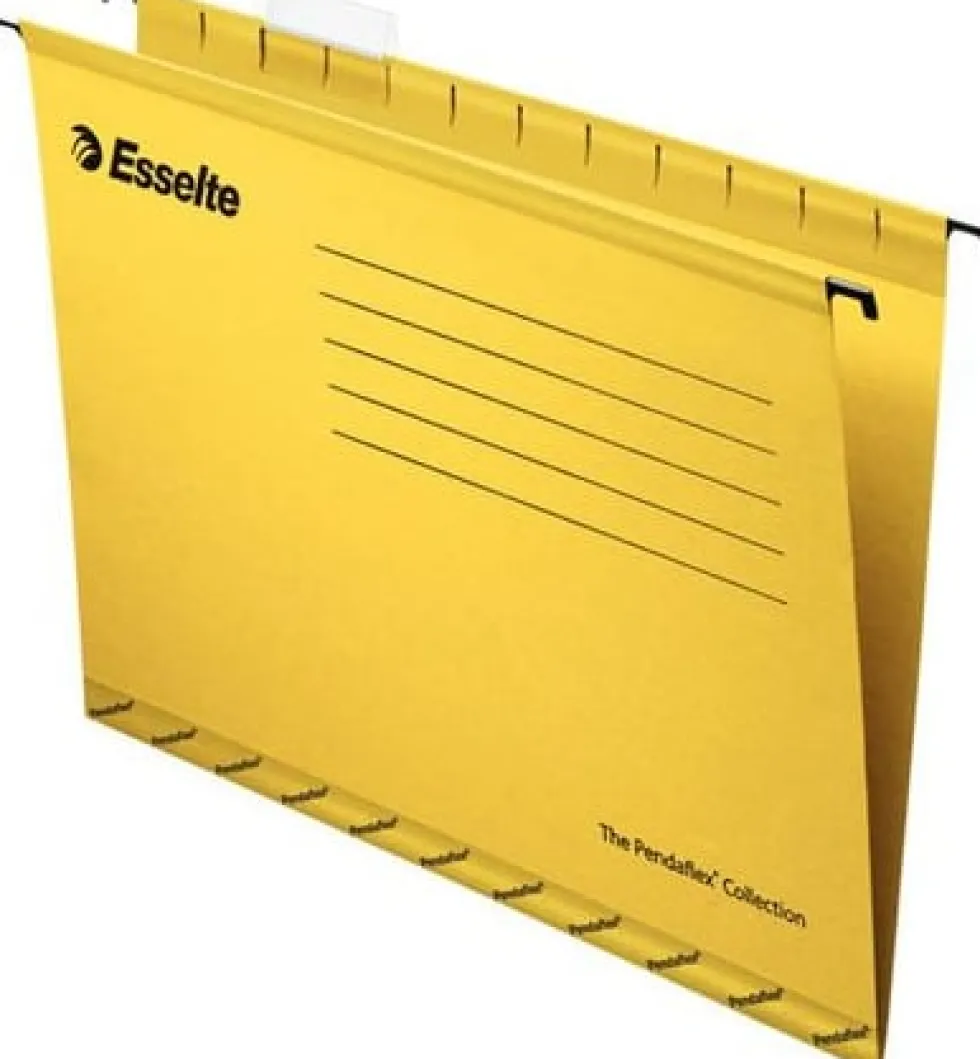 Hängmapp ESSELTE std A4 gul