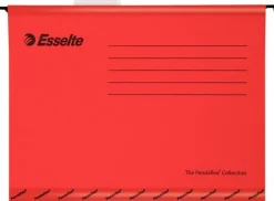 Hängmapp ESSELTE std A4 röd