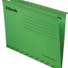 Hängmapp Foolscap Esselte Grön, 365x240mm, papp, 25st